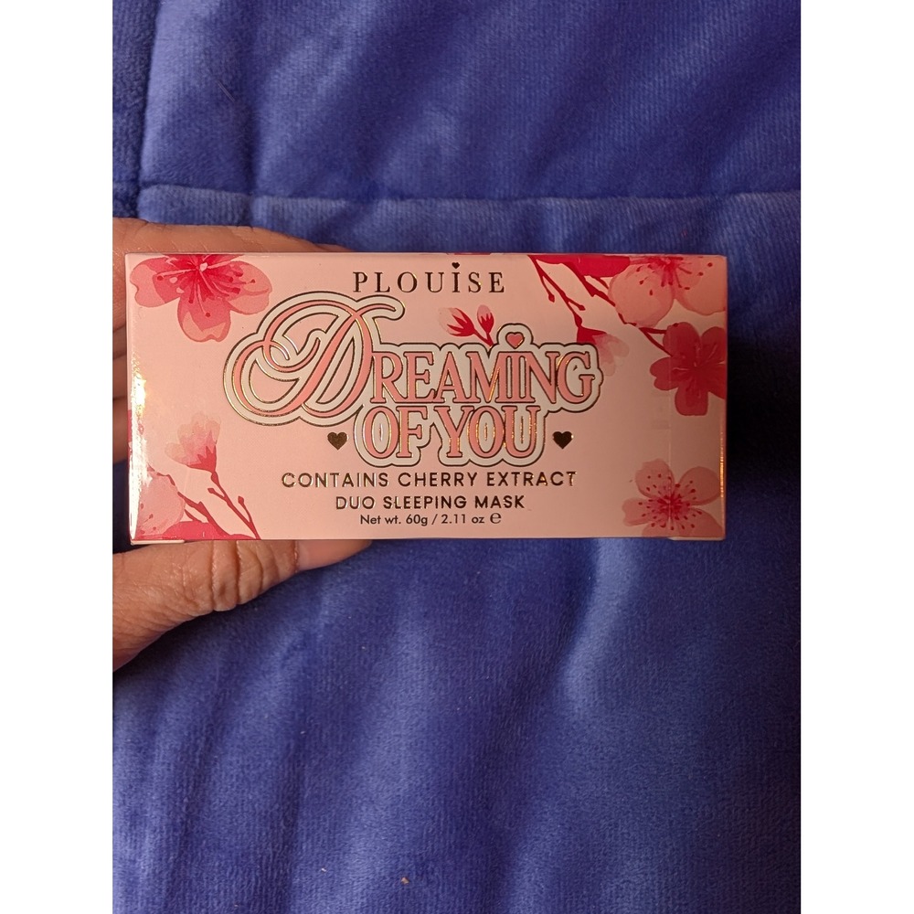 PLouise Dreaming of You Sleeping Mask Women 60g Pink Cherry Extract Duo NWT